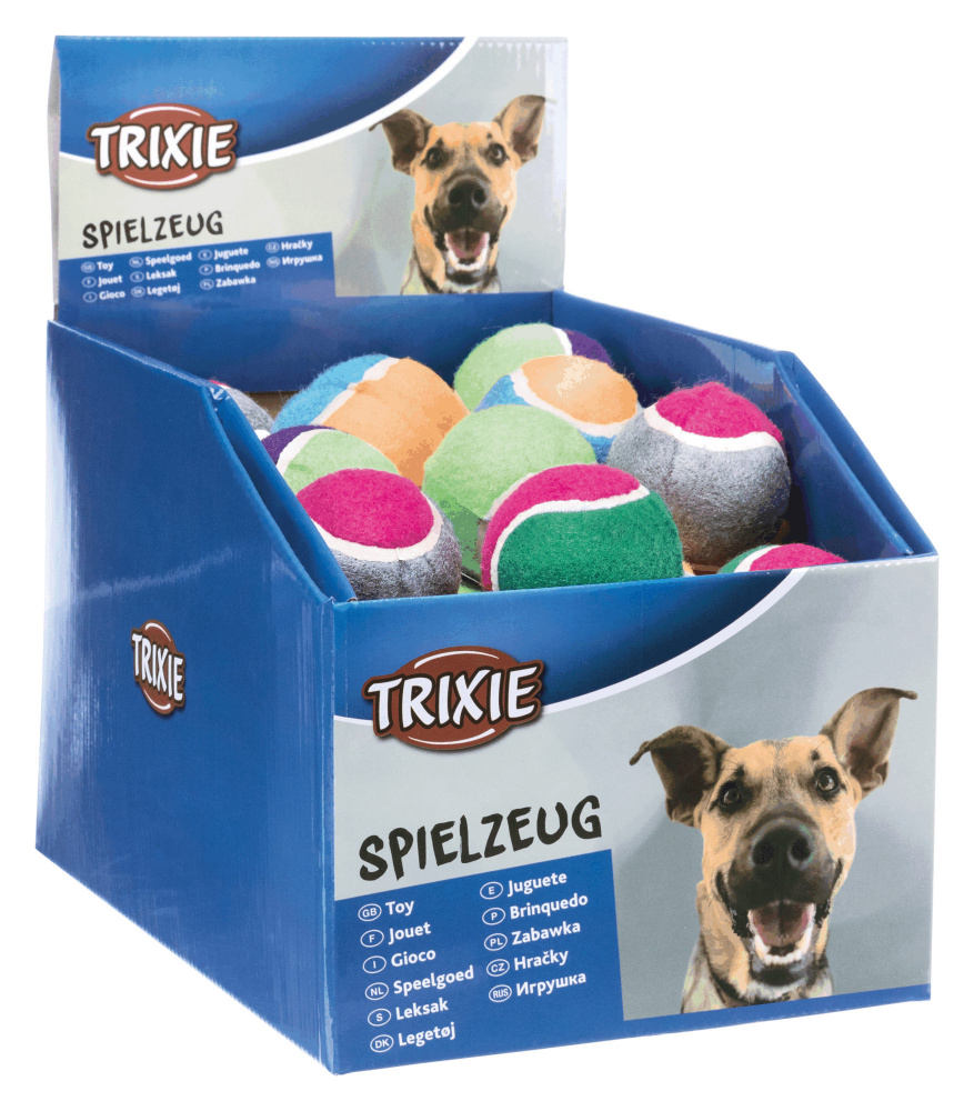 

Игрушка для собак Trixie Мяч теннисный 6см 39шт (TX-3475)
