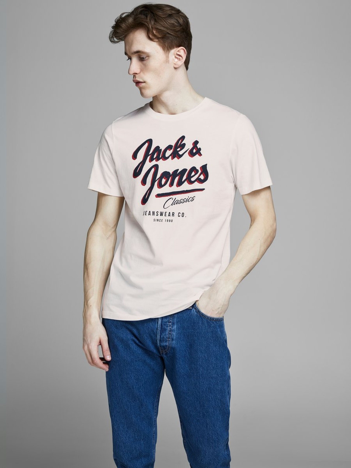 

Футболка Jack & Jones XL Белый 12157325CloudDancer