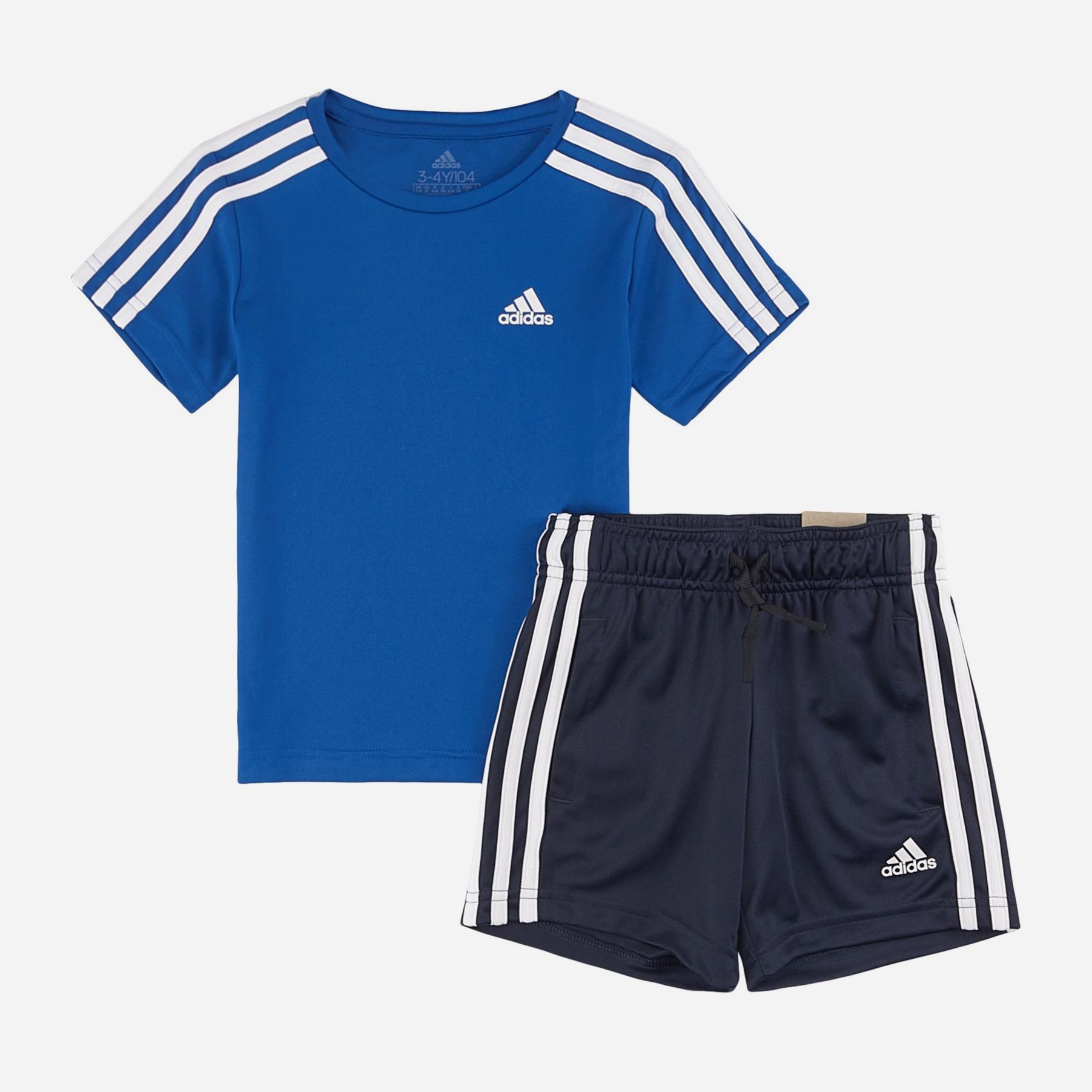 Костюм детский (футболка + шорты) Adidas B 3S T Set HE9343 140 см ...