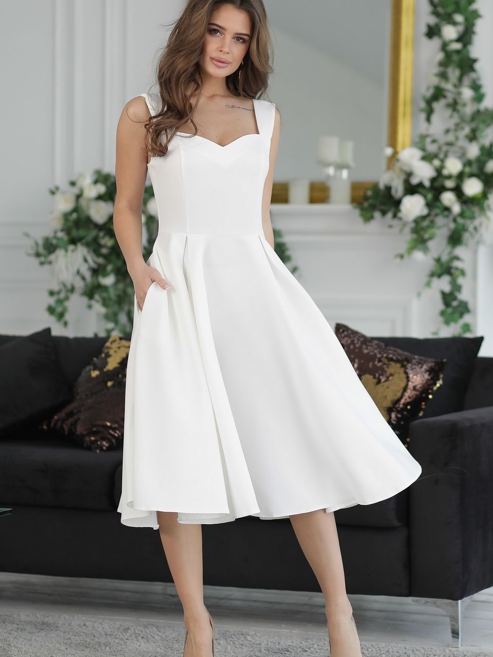 

Платье New Fashion 360  Белое, Платье New Fashion 360 42 Белое