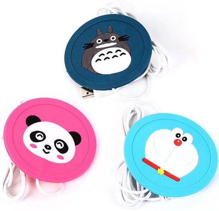 Силиконовая USB подставка для чашки с подогревом (под чашку кружку ...