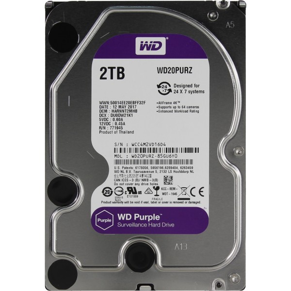 

Винчестер 2 TB WD20PURZ