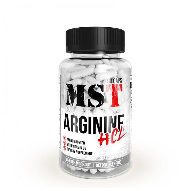 

Аргинин MST Nutrition Arginine HCL (90 капсул) (334153)