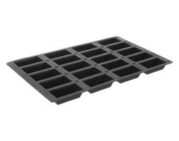 

Форма силиконовая Mini-cake 100x52x(h)31 мм 20 яч. Hendi 676387
