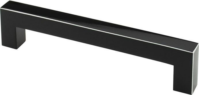 

Мебельная ручка DC DL 36M/256 BLK Черный Глянец/AL Алюминий (гладкая)