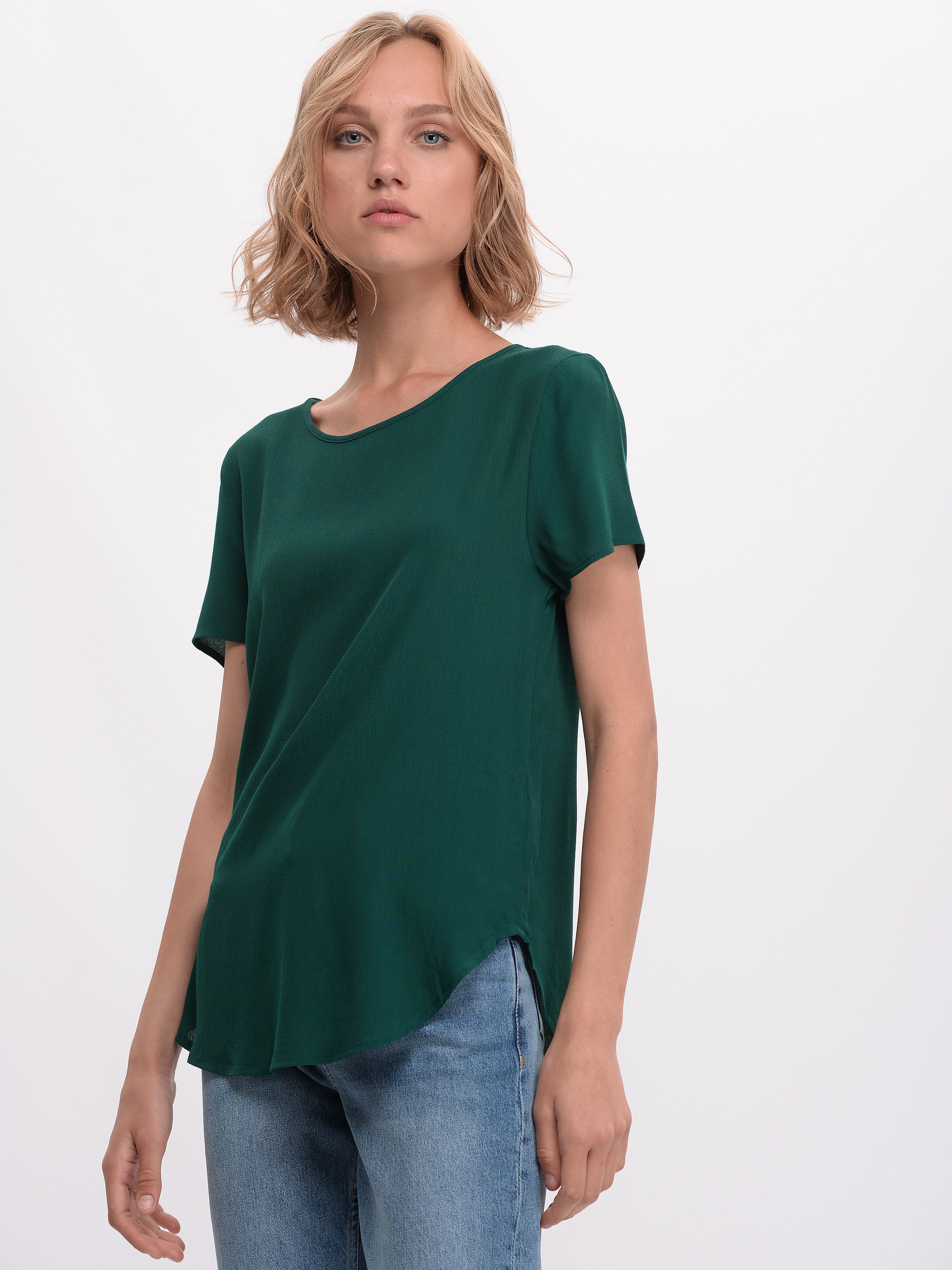 

Блузка H&M 3895374-z-ACXO 36 Темно-зеленая