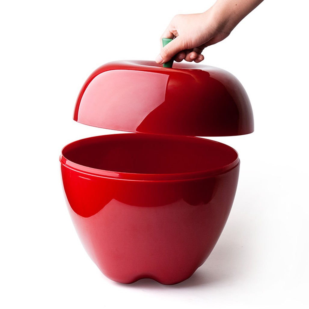 

Контейнер для хранения и сервировки Qualy Happle Container red QL10013