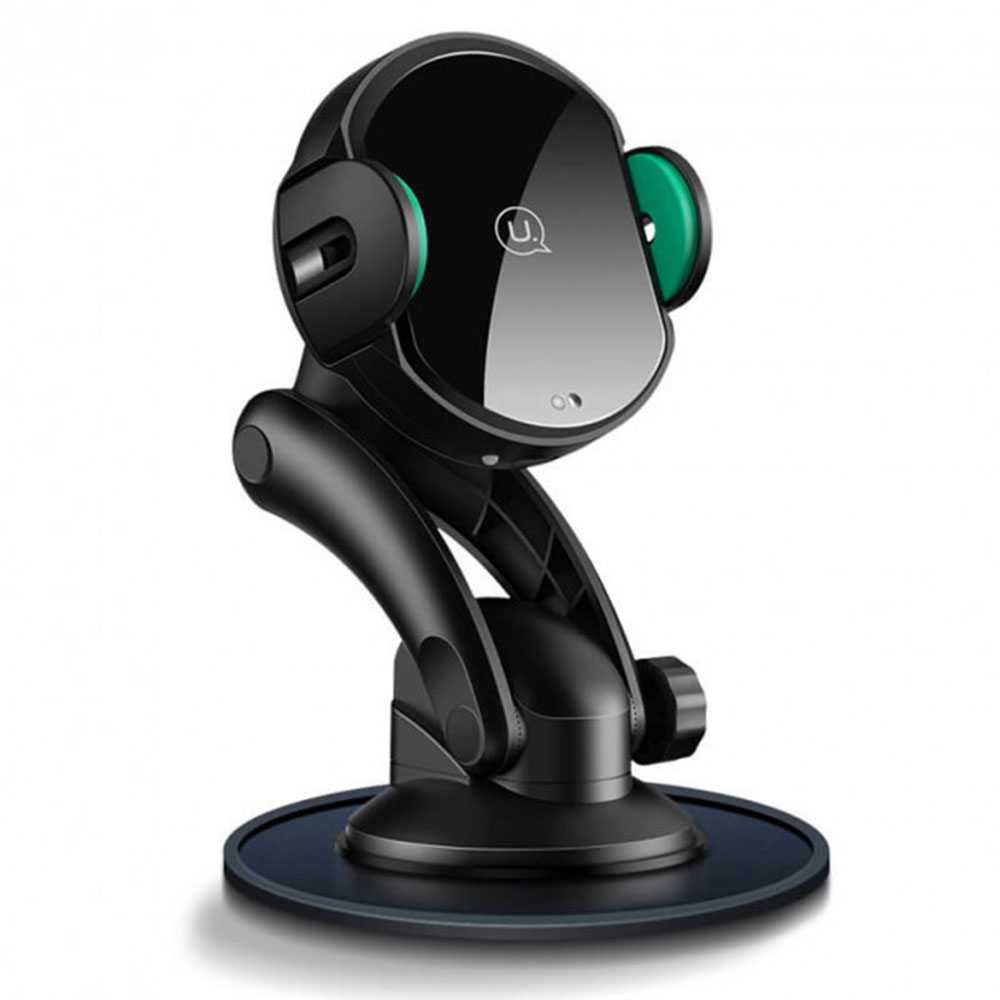

Держатель Usams Car Holder US-CD94 Wireless Charger Black