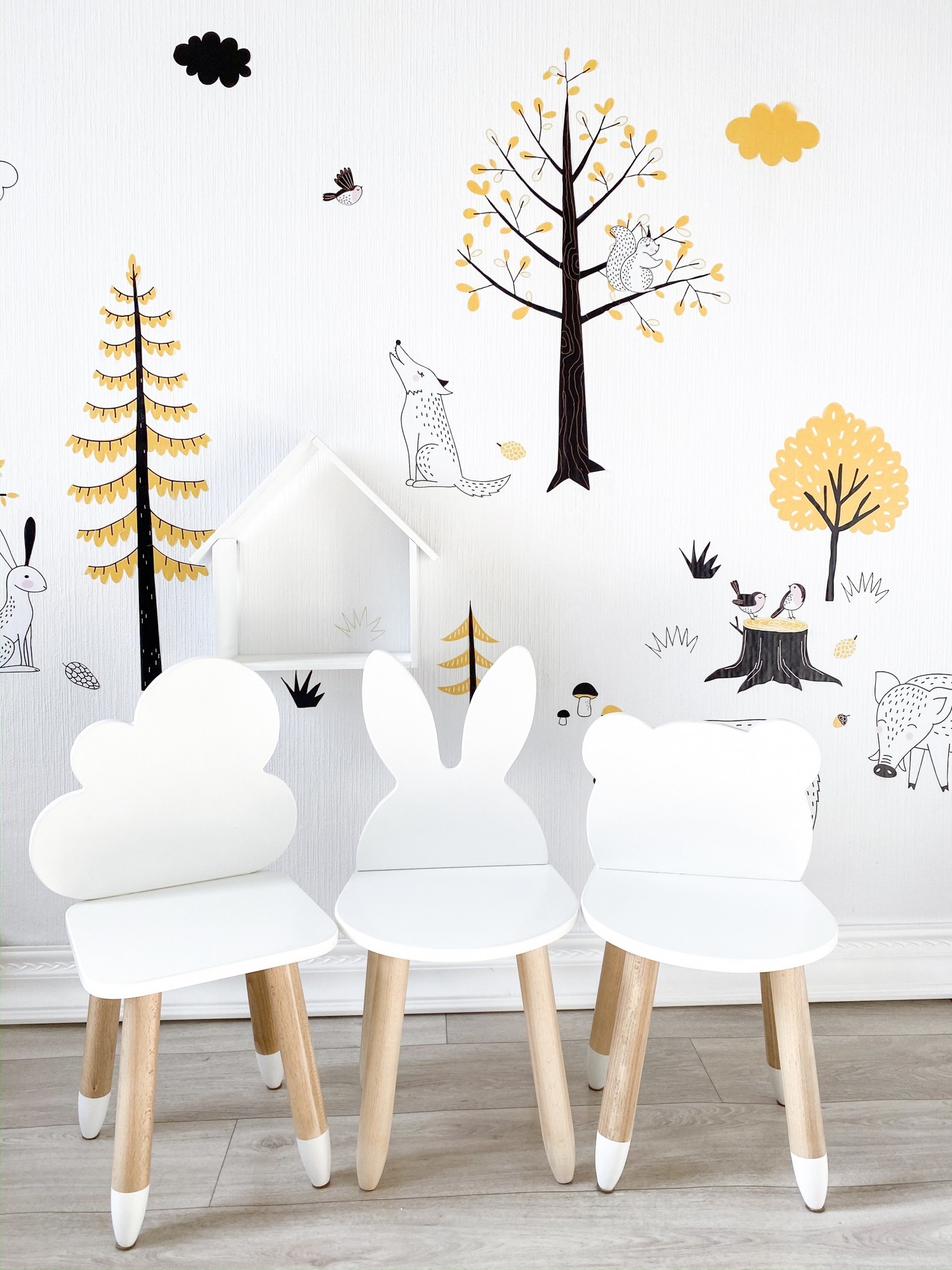 

Стул детский Облачко FOREST KIDS белый
