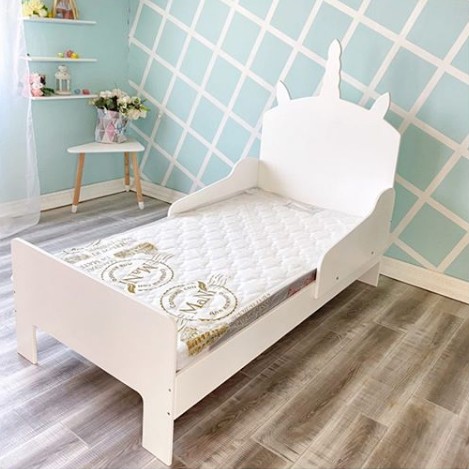 

Кровать детская Единорог FOREST KIDS 160*80 см белая