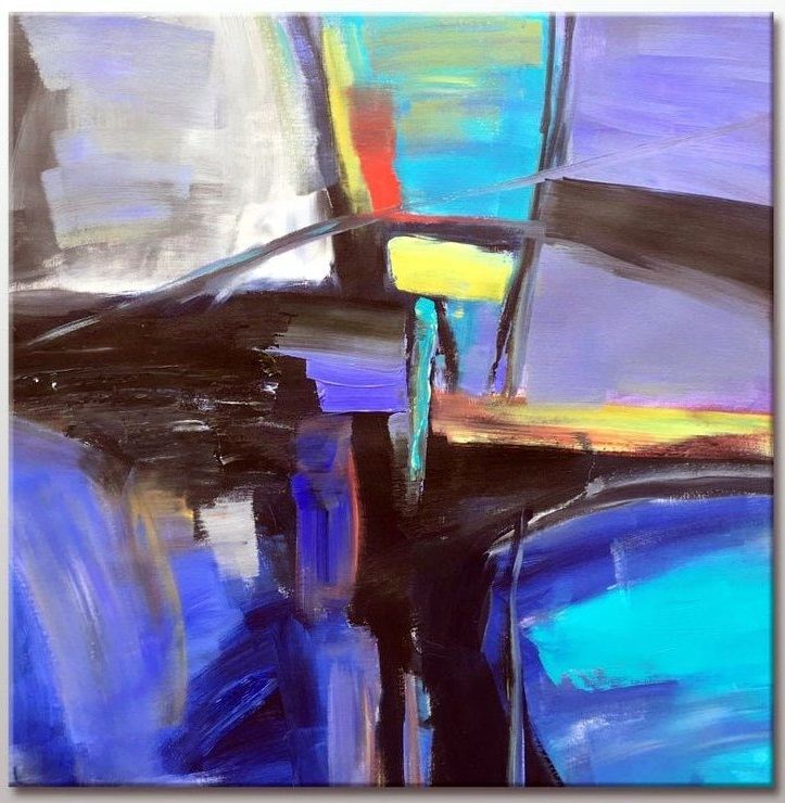 

Картина абстракция абстракция ArtSale RA0028 размер 100 х 100 см