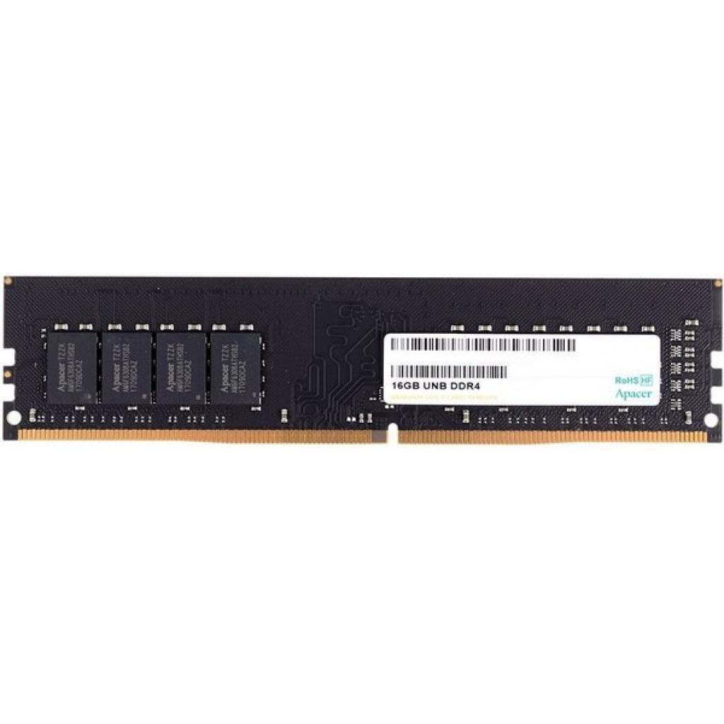 

Модуль памяти для компьютера DDR4 16GB 2400 MHz Apacer (EL.16G2T.GFH)
