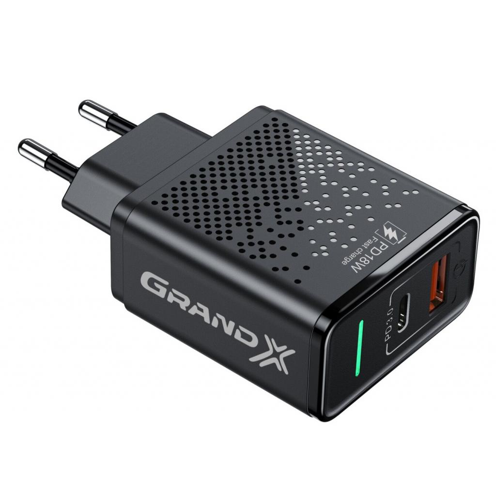 

Зарядное устройство Grand-X Fast Сharge 6-в-1 PD 3.0, QС3.0, AFC,SCP,FCP,VOOC 1USB+1Type (CH-880)