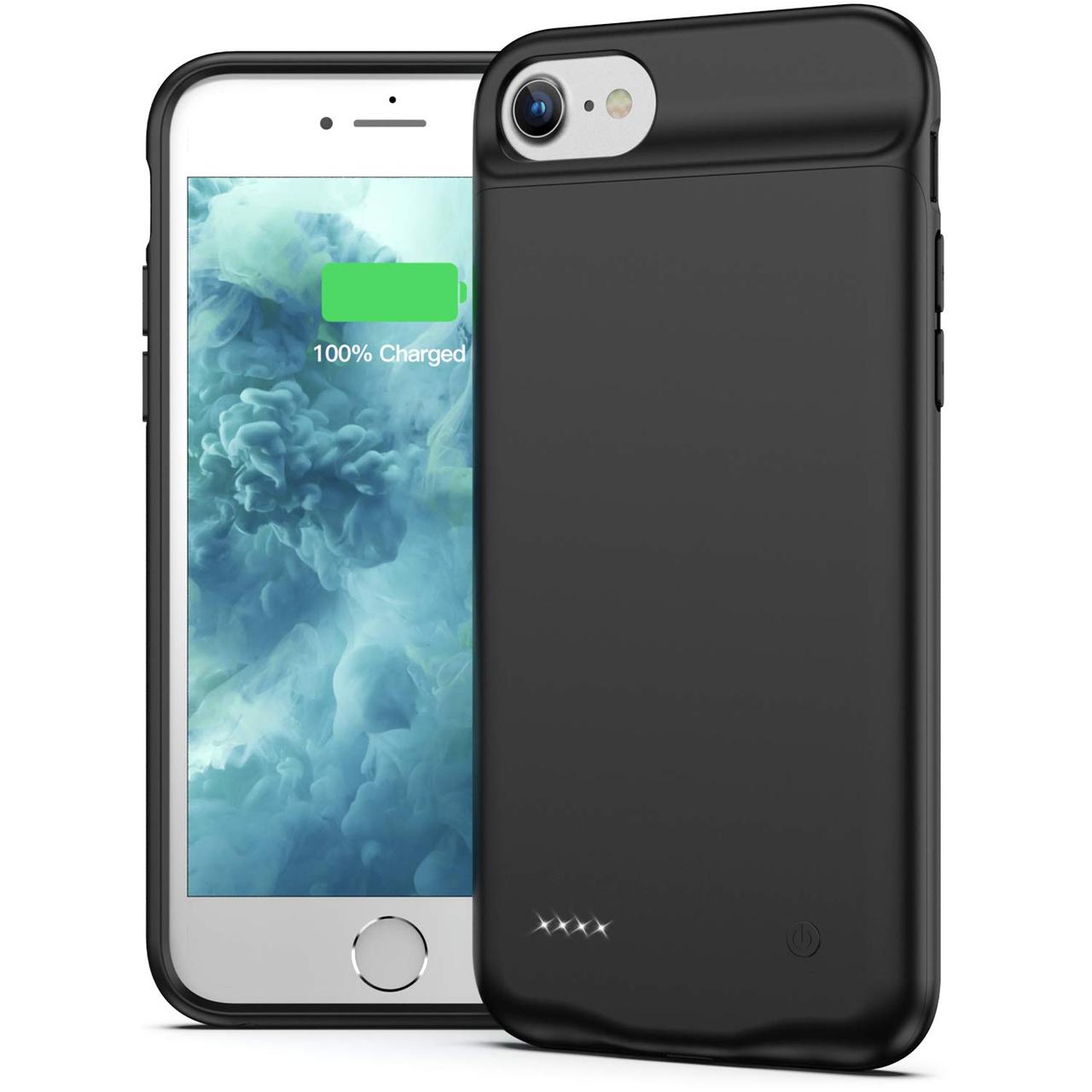 

Чехол аккумулятор Amacase для iPhone 7 Black Power Bank (3000 мАч)