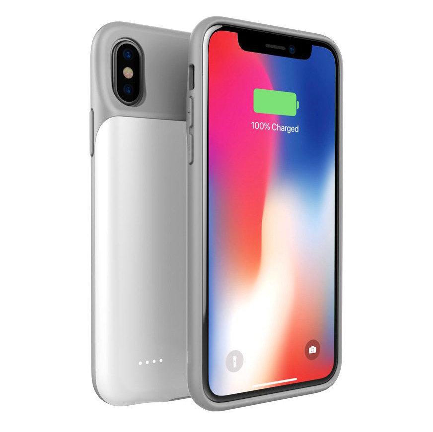 

Чехол аккумулятор Amacase для iPhone XS Max White Power Bank (4000 мАч)