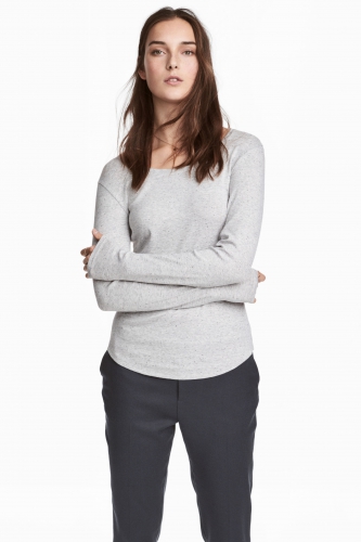 

Топ Hennes&Mauritz  сірий 0516000gM, Топ Hennes&Mauritz M сірий 0516000gM