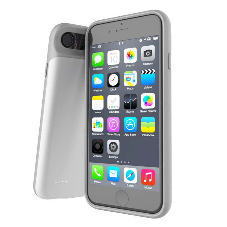 

Чехол аккумулятор Amacase для iPhone 8+ White Power Bank (4000 мАч)