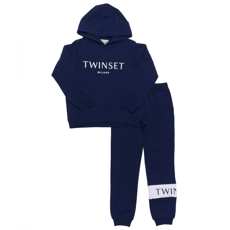 

Трикотажный костюм с капюшоном TWIN SET 140 см Синий 2373/2374/4976