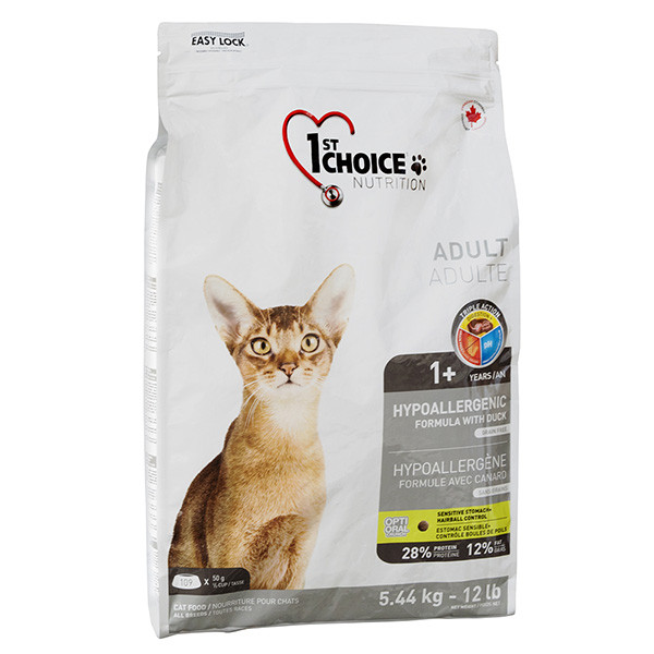 Сухой корм 1st Choice Adult Hypoallergenic для котов 2.72 кг – в ...