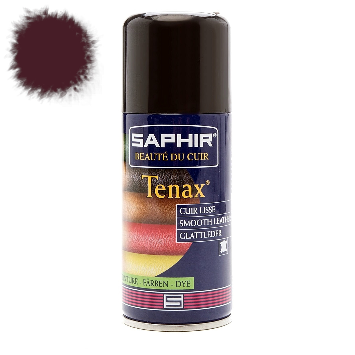 

Аэрозольная бордовая краска для кожи Saphir Tenax Spray, 150 мл