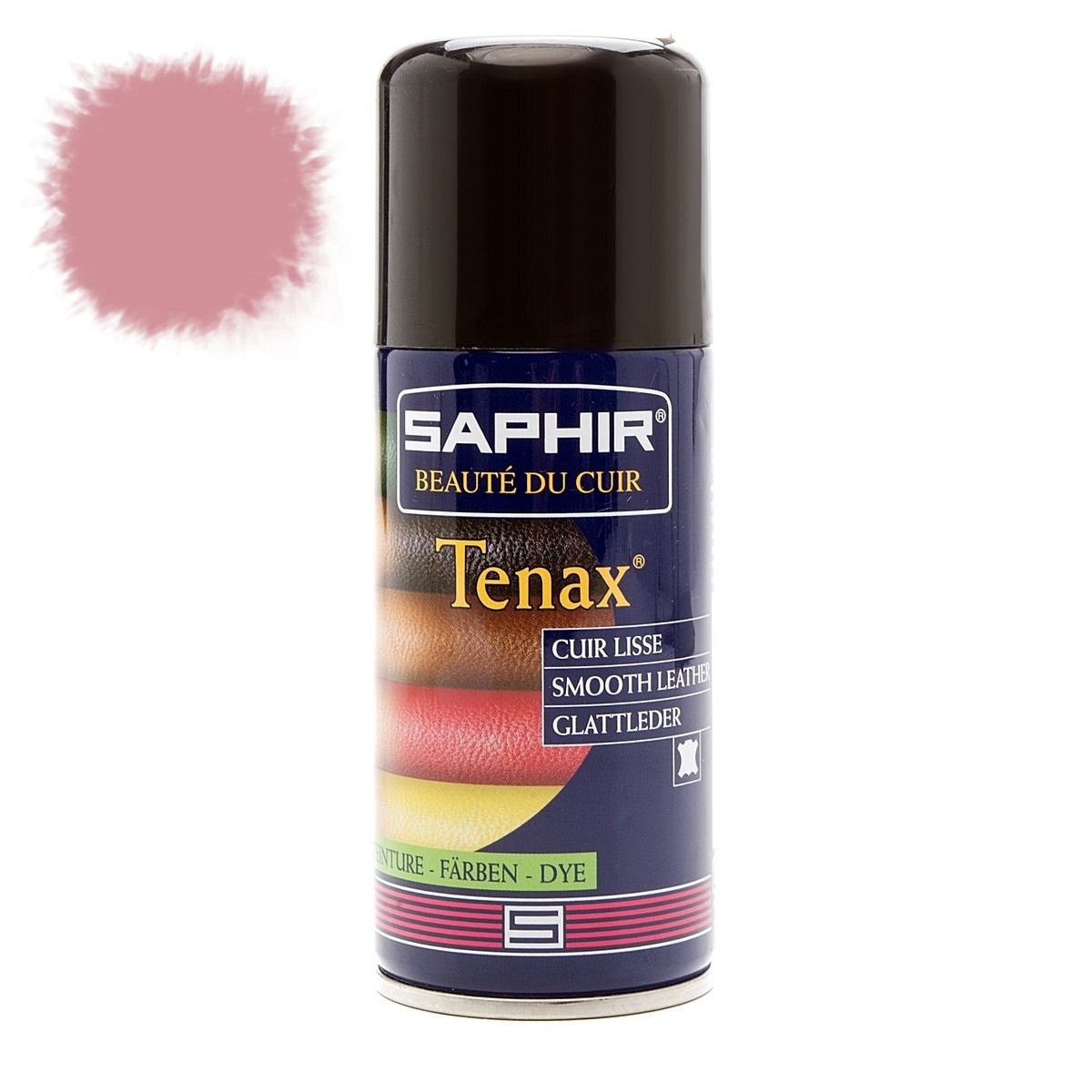 

Аэрозольная розовая краска для кожи Saphir Tenax Spray, 150 мл