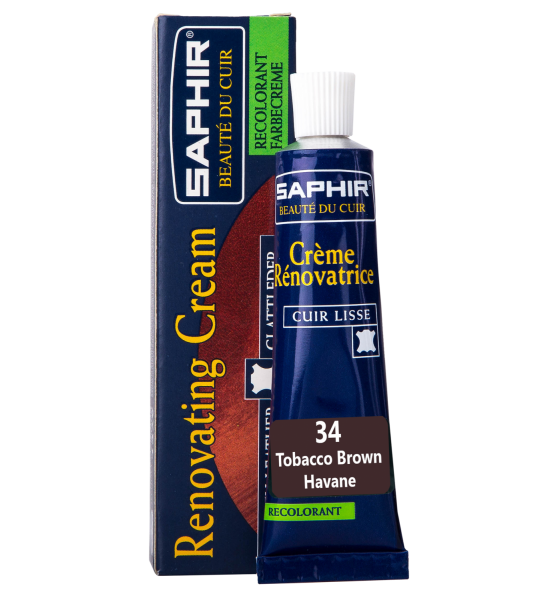 

Серовато-красно-коричневая жидкая кожа Saphir Creme Renovatrice, 25 мл