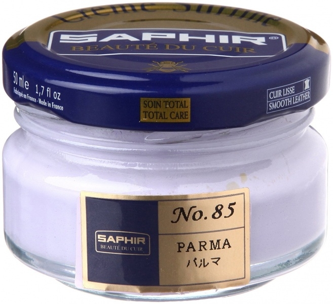 

Увлажняющий светло-фиолетовый крем для обуви Saphir Creme Surfine, 50 мл
