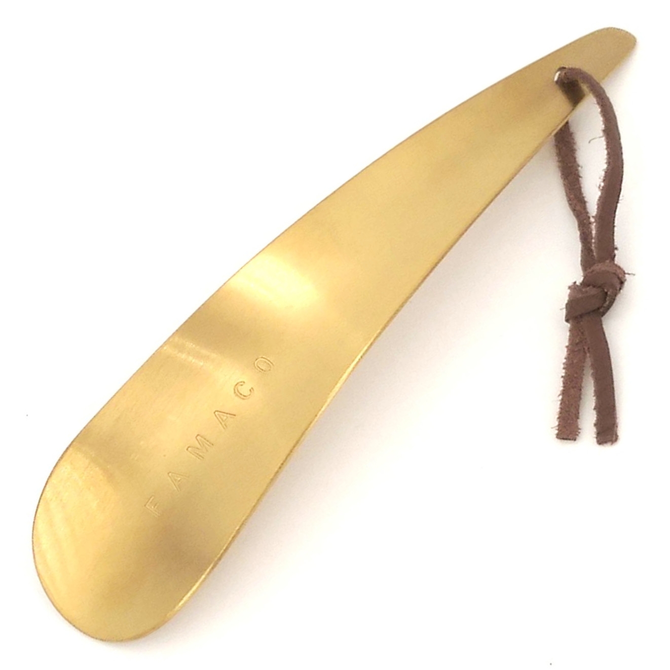

Рожок для обуви металлический Famaco Chausse-Pied Metal Dore Mat Grave, 16 см