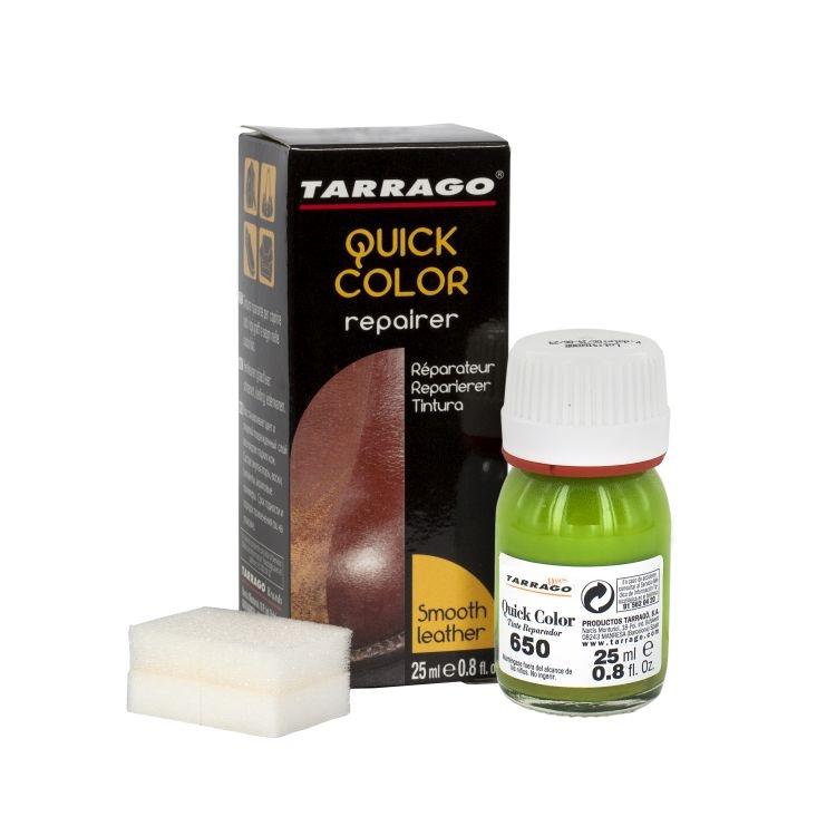 

Салатово-зеленая краска для кожи Tarrago Quick Color, 25 мл