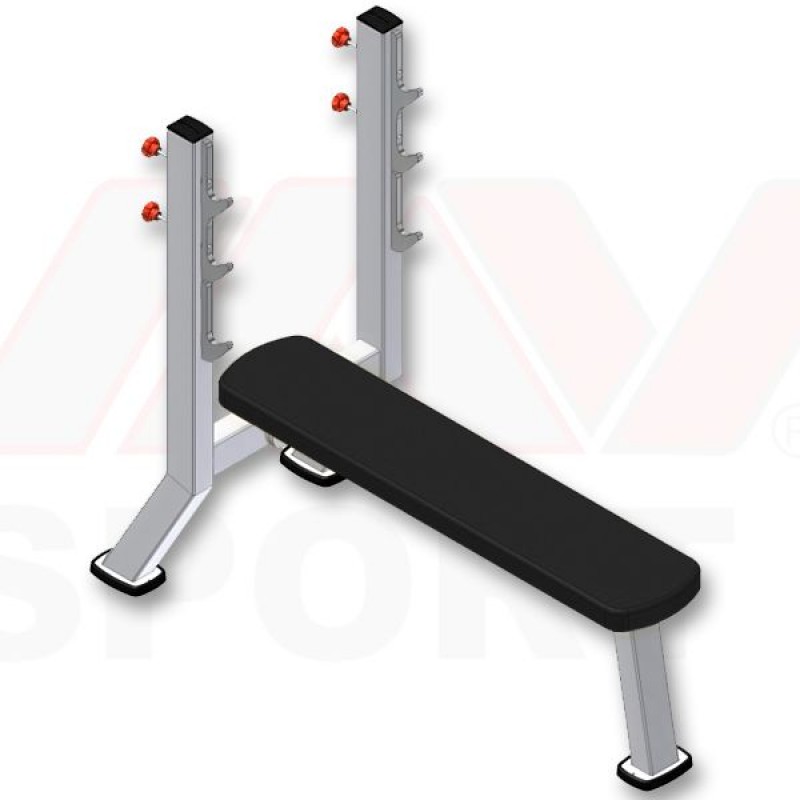 

Скамья для жима горизонтальная (узкая) CrossGym, код: MV1129
