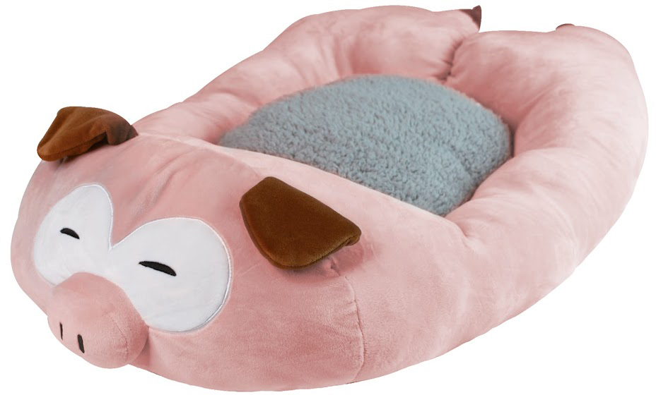 

Лежак для собак и кошек Croci Fluffy Pig 75х45 см Розовый (8023222224339)