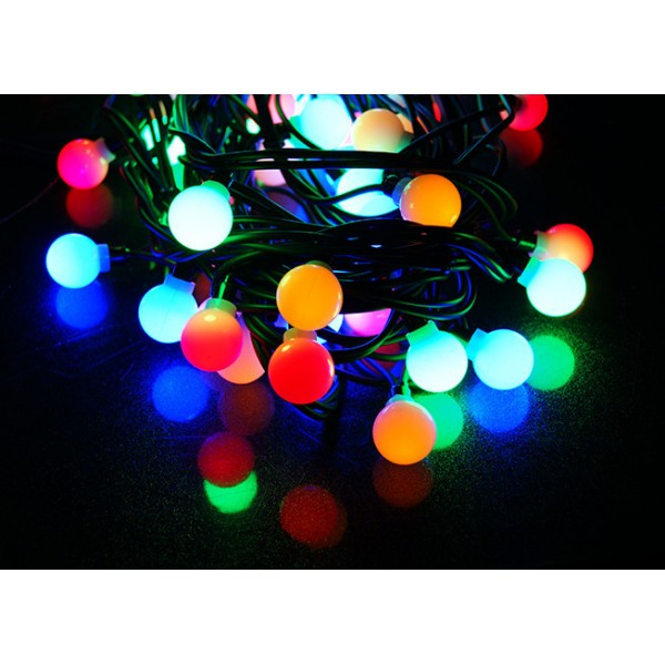 

Гирлянда LED Black Line Ball 20M-2 ( 20 светящихся красочных шариков)