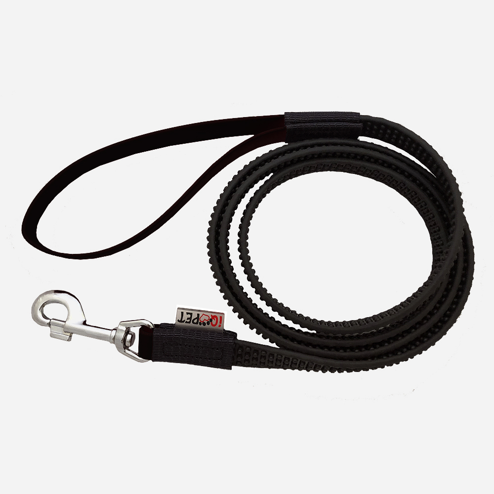 

Поводок IQ PET биотановый Super Grip с ручкой 2,0 м 19 мм Черный (iq-105/20/BL)