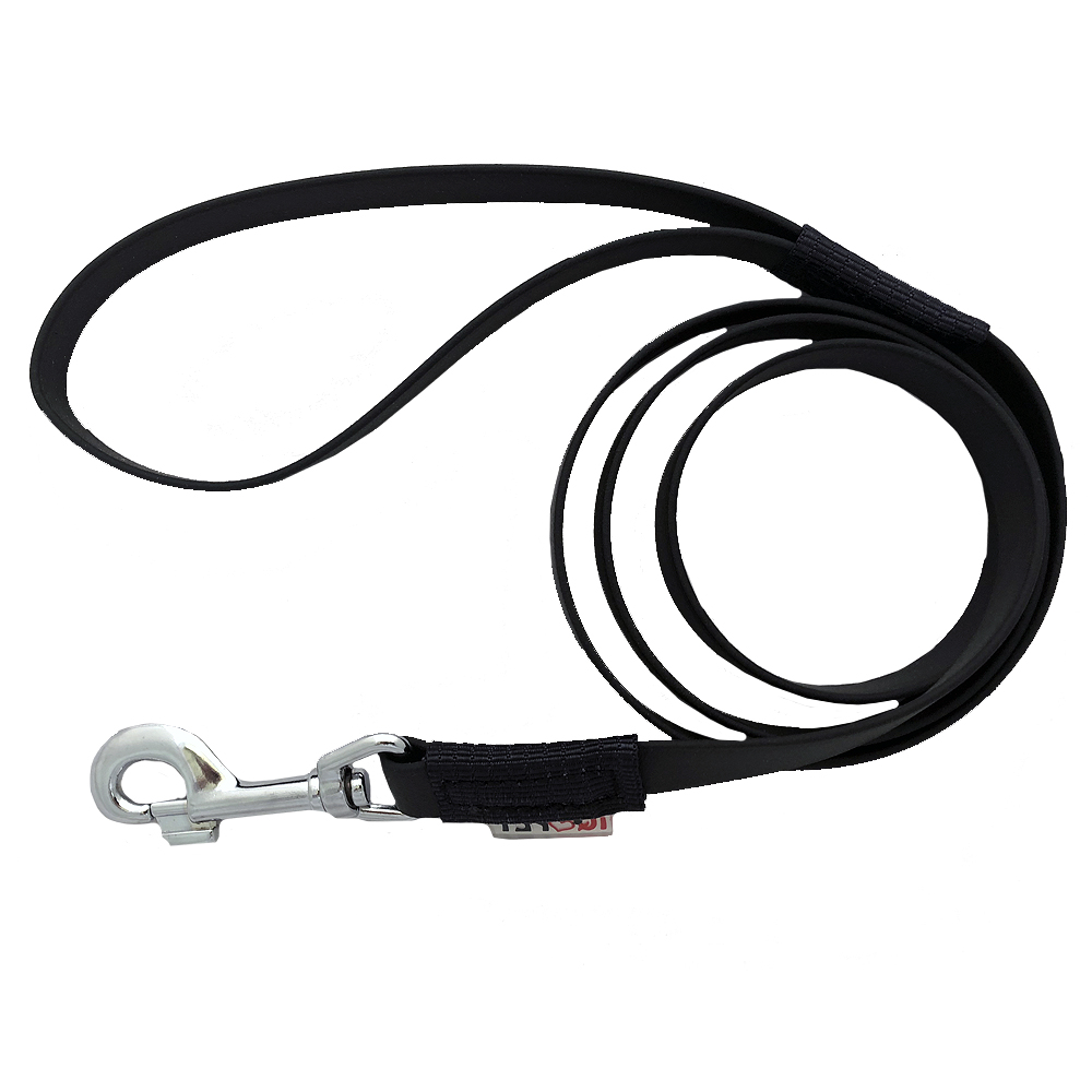 

Поводок IQ PET биотановый с ручкой 2,0 м 19 мм Черный (iq-106/20/BL)