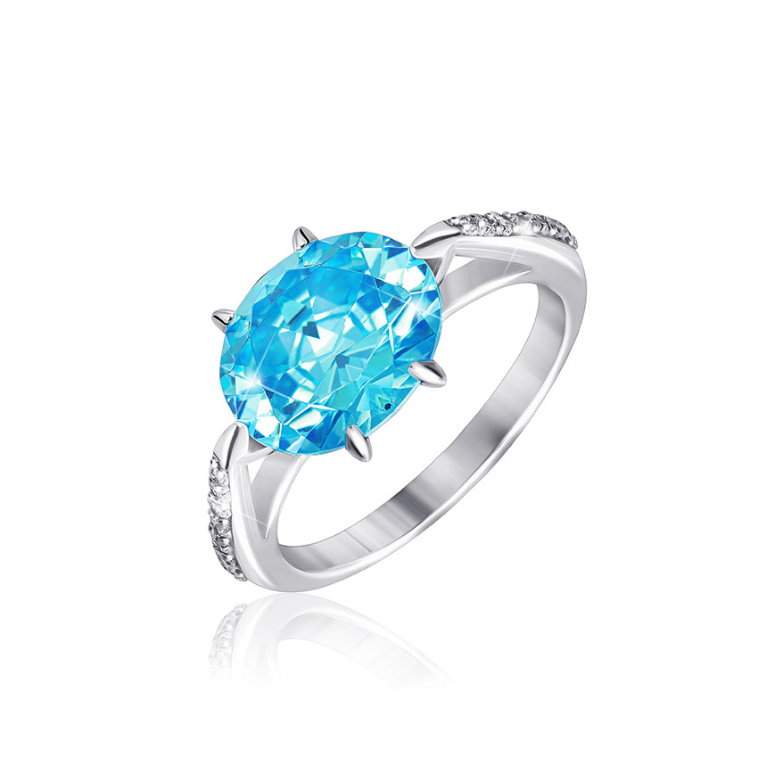 

Серебряное кольцо Сильвекс 925 19 (КК2ФТ/391-Н)