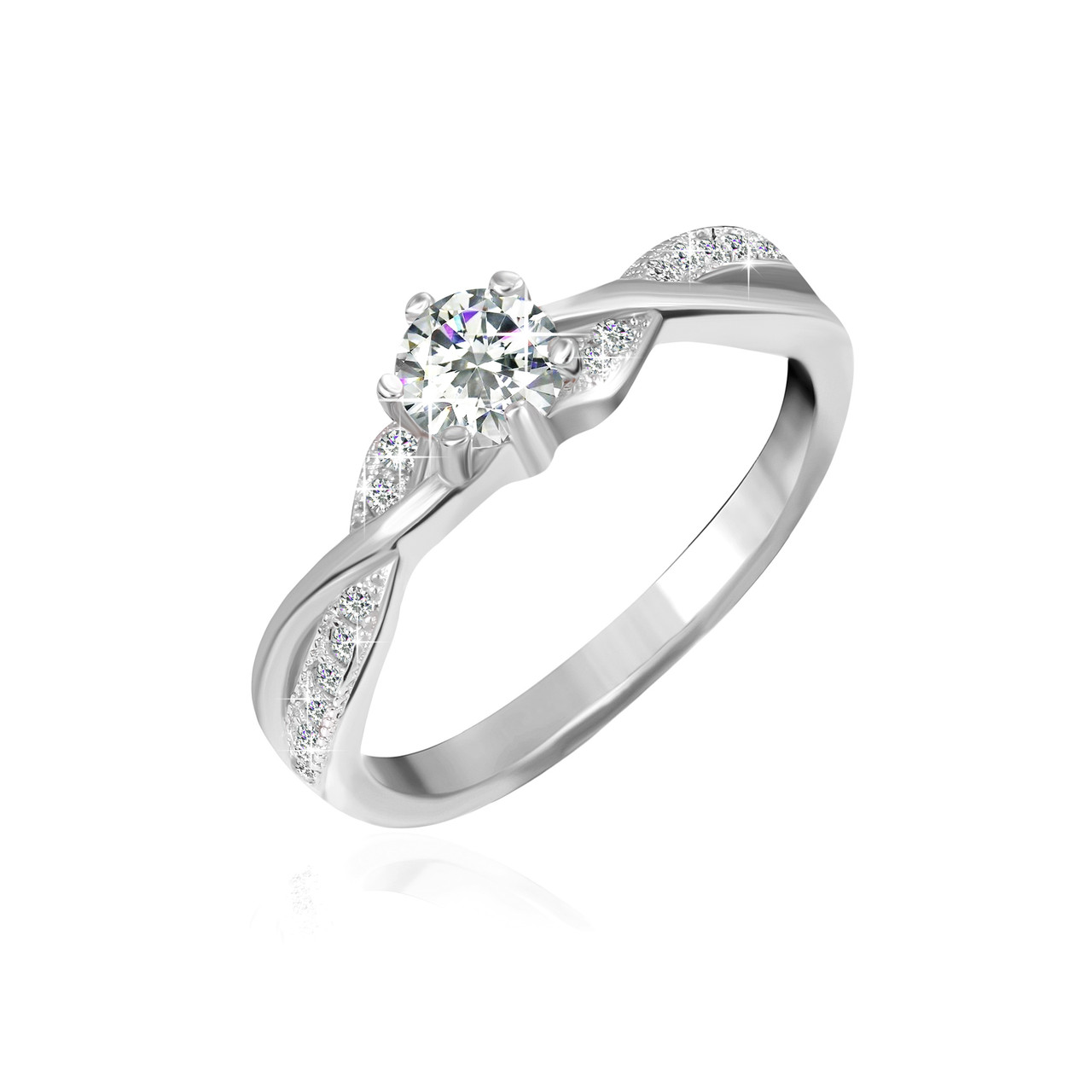 

Серебряное кольцо Сильвекс 925 18 (К2Ф/751-18)