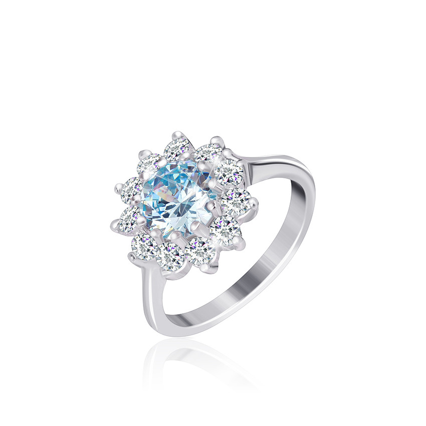 

Серебряное кольцо Сильвекс 925 18,1 (КК2ФТ/379-К)