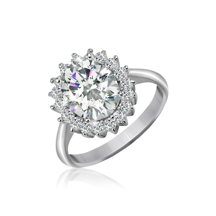 

Серебряное кольцо Сильвекс 925 17,5 (КК2Ф/396-17,5)