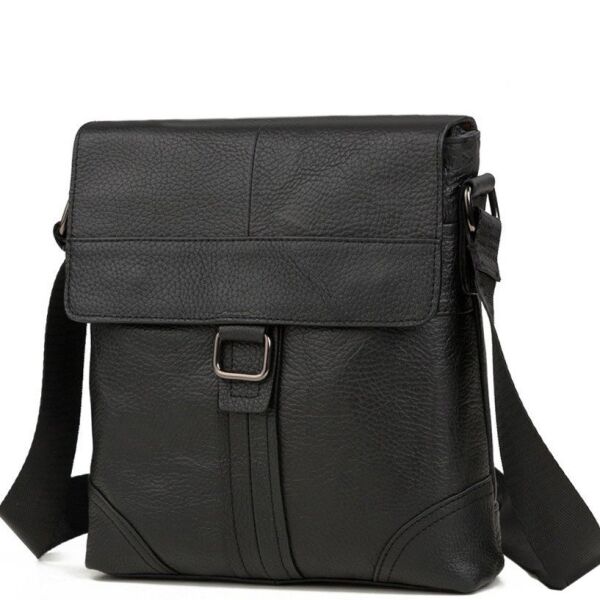 

Мужская кожаная сумка-планшет TIDING BAG m38-1712a Черный