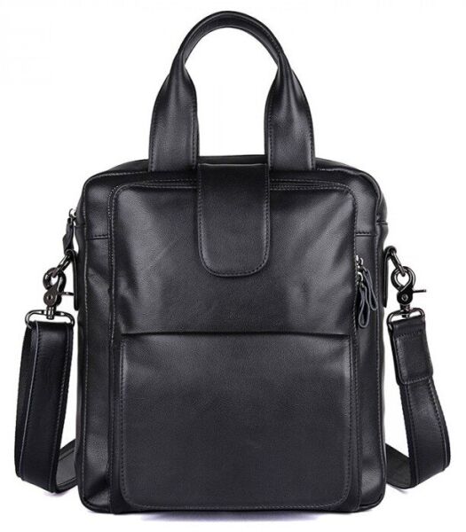 

Мужская кожаная сумка TIDING BAG 7266a Черный
