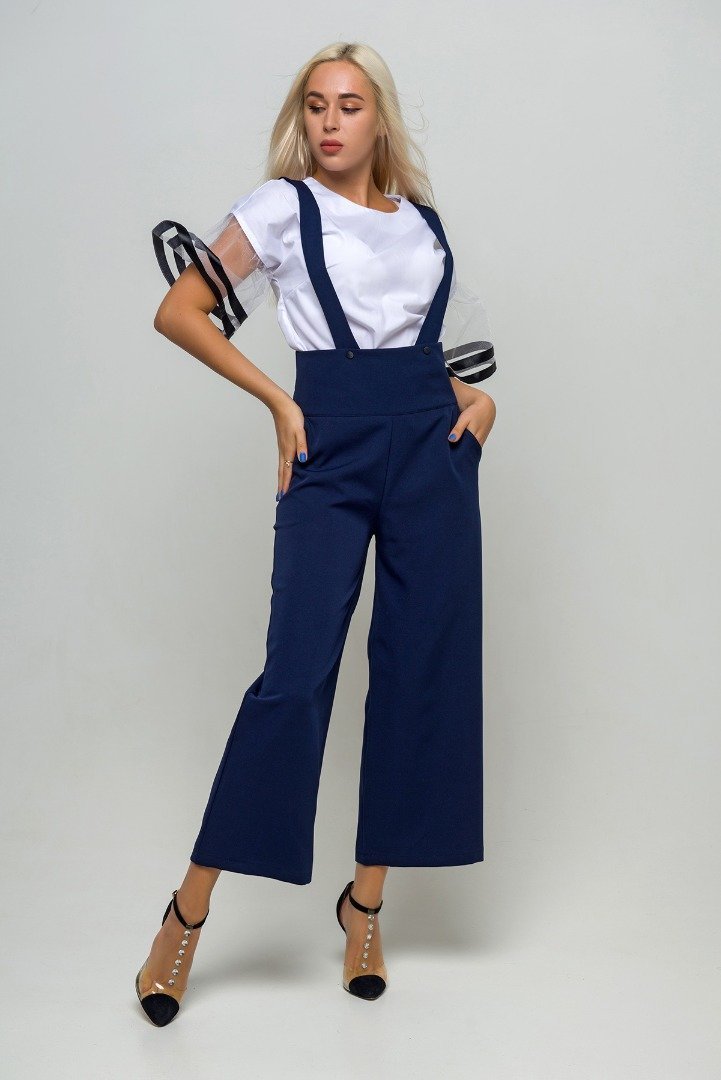 

Брюки FLFashion Томик КБТ 1432  синие, Брюки FLFashion Томик КБТ 1432 46 синие