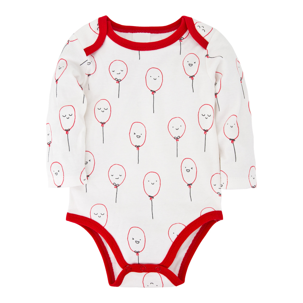 

Боди детский Воздушные шарики Berni Kids (56 / 0-3 мес) Красный