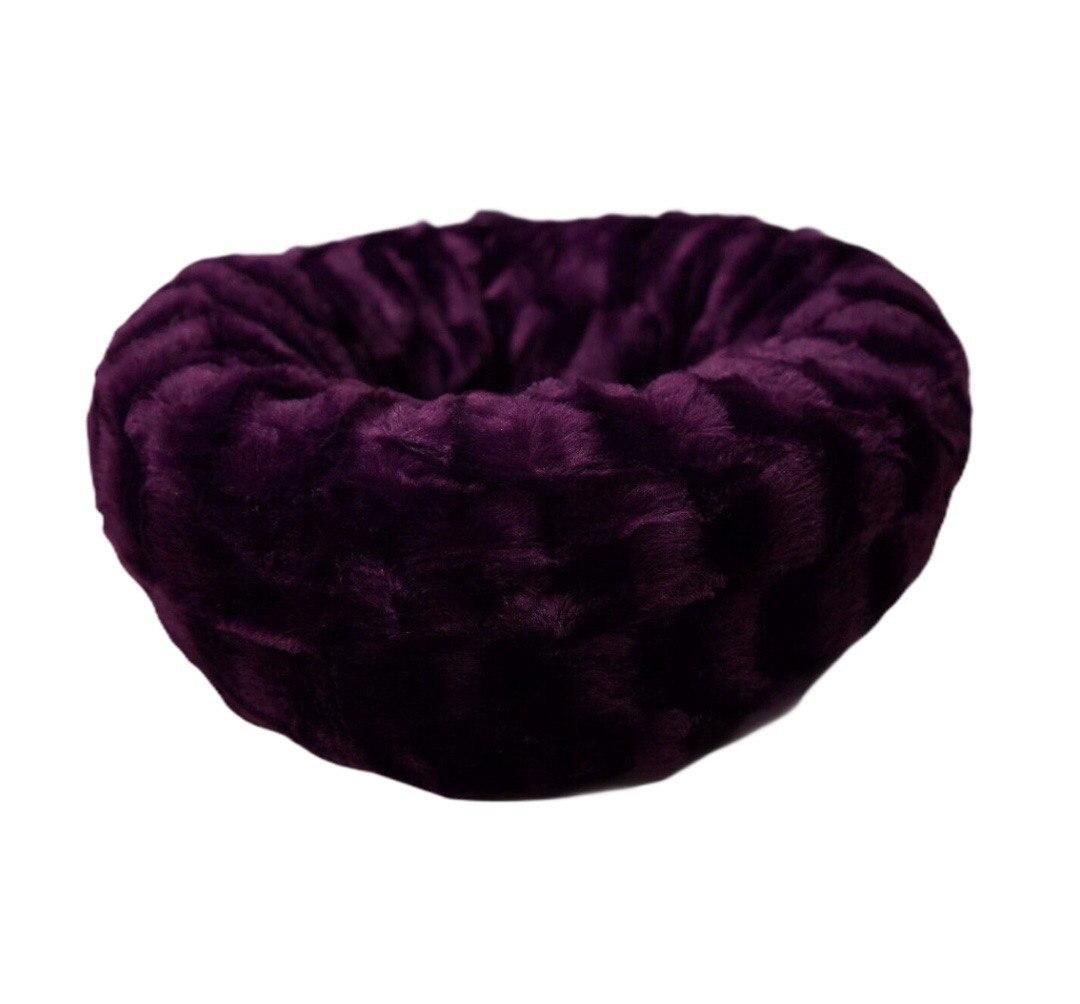 

Подушка-лежак для кошек и собак без ворса Pets Pillows Фиолетовая диаметр 70 см purple(613)