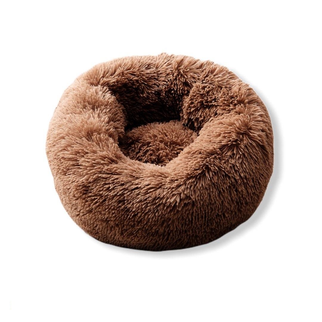 

Подушка-лежак для кошек и собак с ворсом Pets Pillows Коричневый диаметр 60 см brown(502)