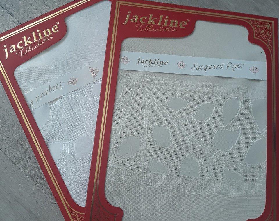 

Скатерть Jackline Jacquard 150*220 полиэстер водоотталкивающая белая/молочная арт.2273