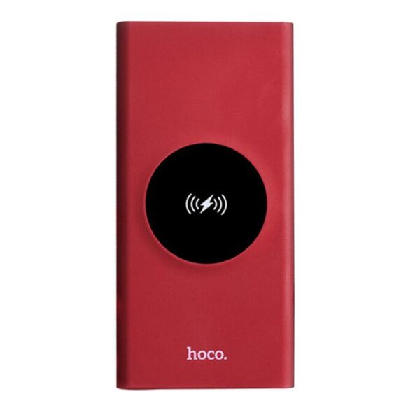 

УМБ Hoco Power Bank J37 Red 10000 mAh (2USB+Wireles)