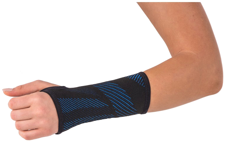 

Бандаж для лучезапястного сустава компрессионный Торос-Груп запястьеТип 559 размер 1 Черный с синим (4820114091192)