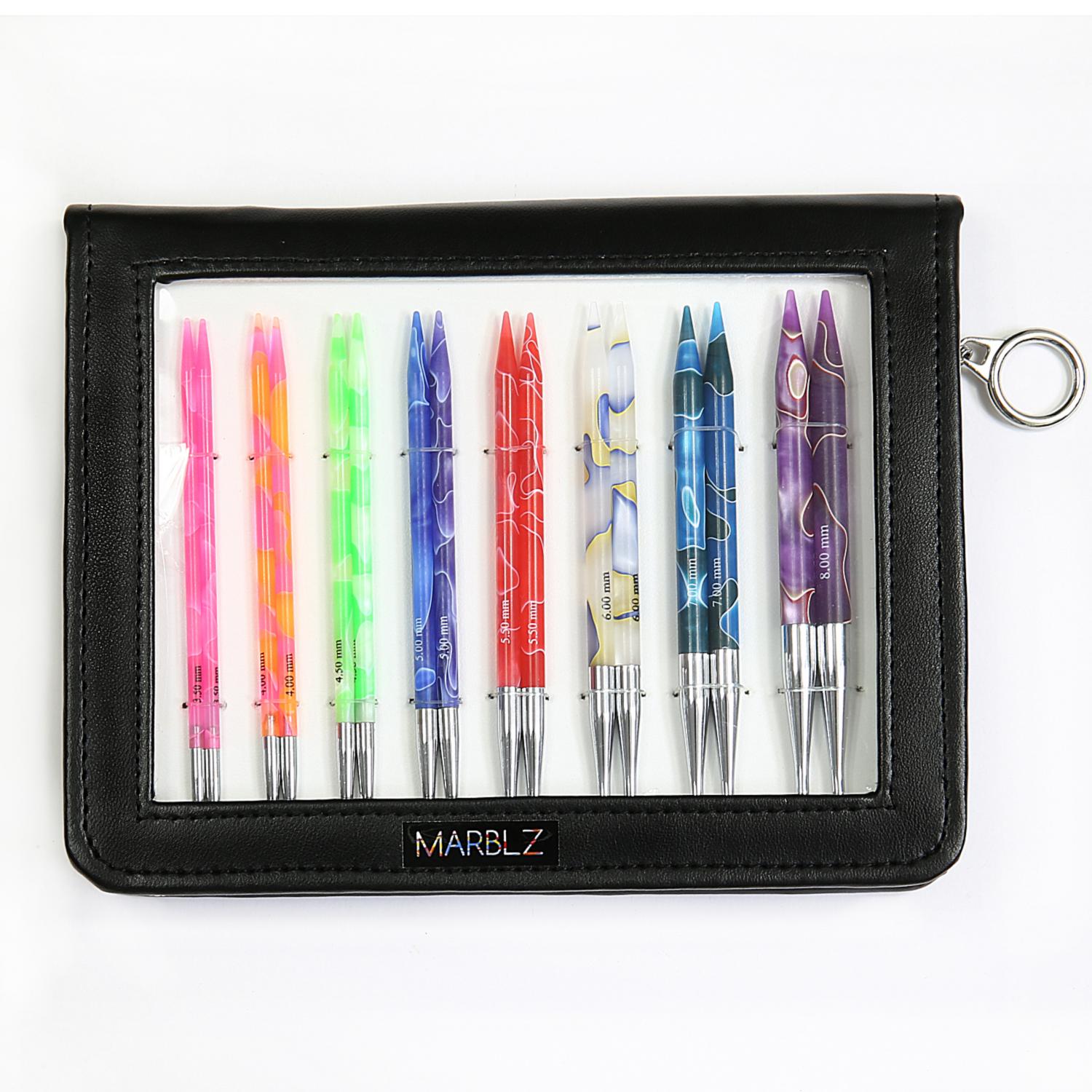

Набор съемных спиц Marblz Deluxe 3.5 4,0 4,5 5,0 5,5 6,0 7,0 8,0 мм KnitPro 71506