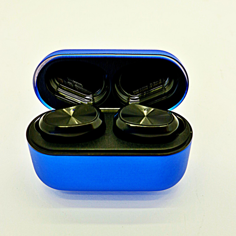 

Беспроводные Bluetooth наушники YATWIN TWS W5 синие/Bluetooth 5.0/IPX7