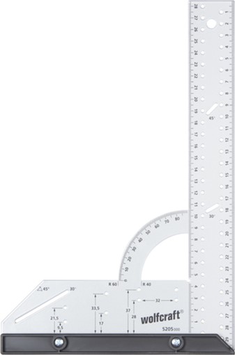 

Косинець універсальний Wolfcraft 200 x 300 мм